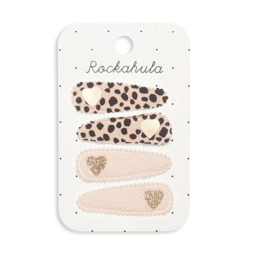 Набор Заколок “Леопардовое Сердце”