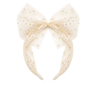 Daisy Tulle Bow Headband