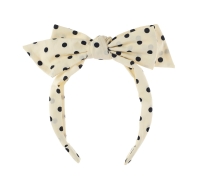 Polka Dot Double Bow Headband