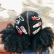 Cherry Kiss Stripy Clips