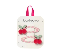 Cherry Kiss Stripy Clips