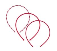 School 3 Pack Headbands Red