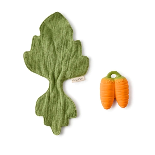 Cathy The Carrot Mini Doudou-Teether, Прорезыватель-Комфортер, + Месяцев, Арт. L-Mindou-Carrot