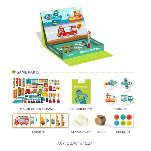 Магнитный Пазл Транспорт