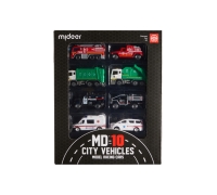 Mideer Alloy Racing Cars - City Vehicles 10Pcs