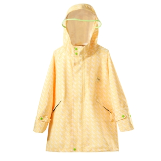 Mideer Advanced Waterproof And Windproof Raincoat For Kids - Wheat Yellow(M)