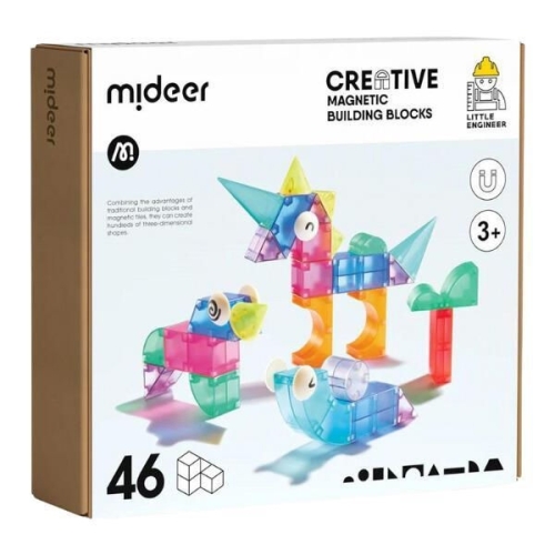 Разноцветные Магнитный Конструктор, 46 Шт.