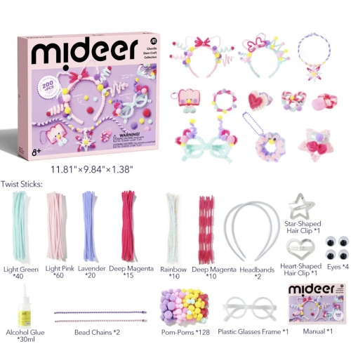 Mideer Chenille Stem Craft Collection - The Little Jewelry Designer