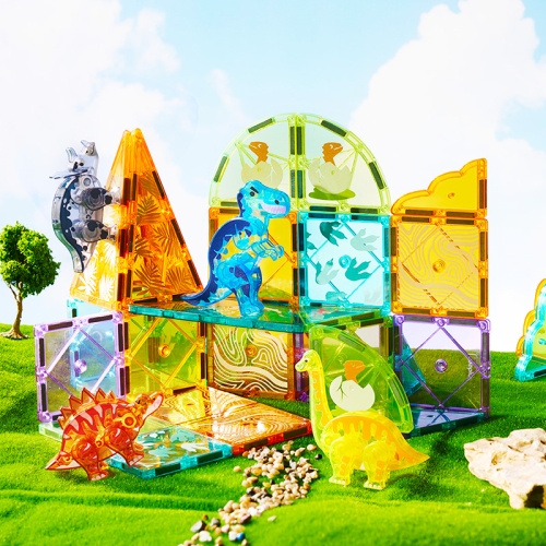 Разноцветные Магнитный Конструктор -Мир Юрского Периода