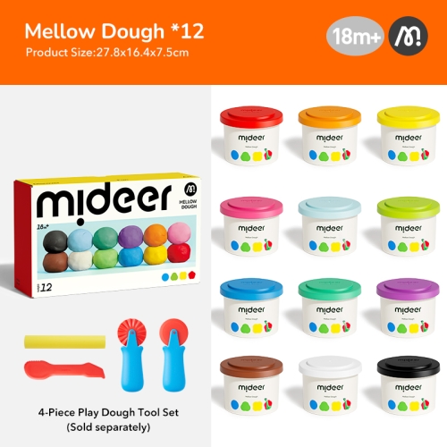 Тесто Для Лепки 12 Цветов