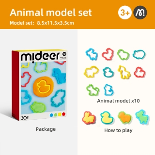 Mideer Animal Clay Embossing Cutter Set