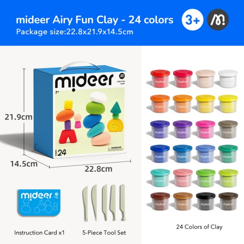 Воздушное Тесто Для Лепки - 24 Цвета