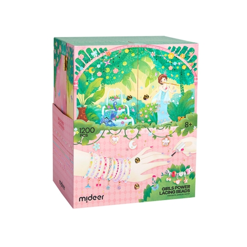 Mideer Girls Power Lacing Beads - Princess Treasure Box