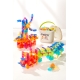 Mideer Translucent Color Snowflake Blocks-150Pcs