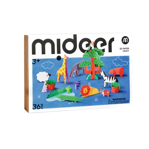 Mideer 3D Paper Craft-Forest Animals