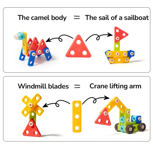 Mideer Diy Versatile Screw Builder Set