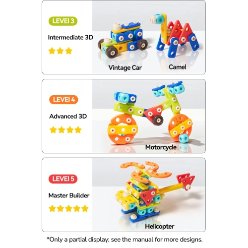 Mideer Diy Versatile Screw Builder Set
