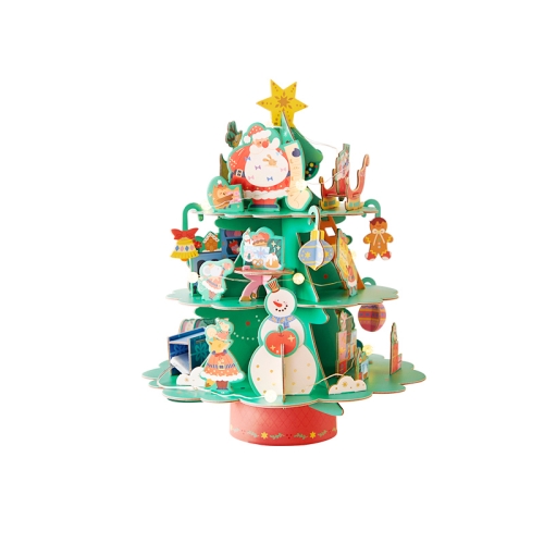 «Christmas Rotating Music 3D Puzzle: Busy Christmas Workshop» — Это Интерактивная Новогодняя 3D-Голо
