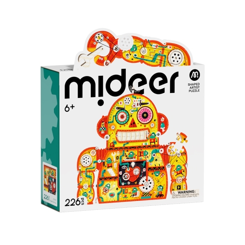 Mideer Shaped Artist Puzzle - Robot Factory