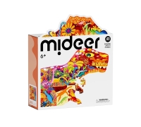 Mideer Shaped Artist Puzzle - Dinosaur World