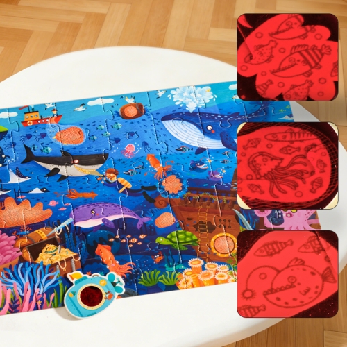Mideer Mystery Reveal Puzzle - Ocean Secrets