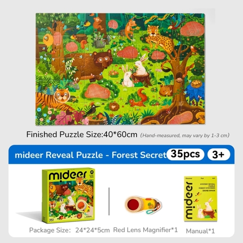 Mideer Mystery Reveal Puzzle - Forest Mysteries
