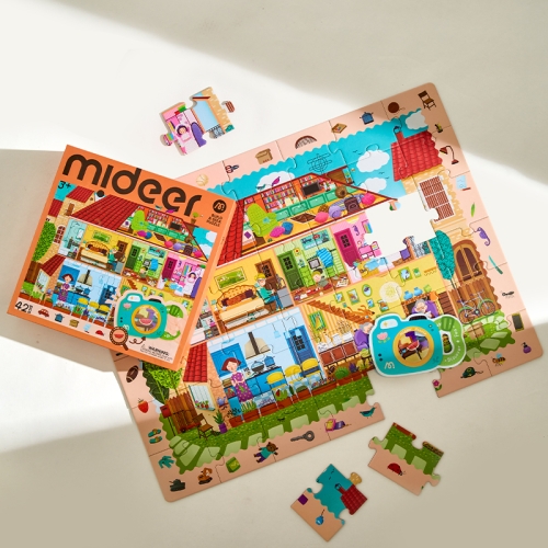 Mideer Build & Seek Puzzle - Whimsical Room