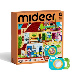 Mideer Build & Seek Puzzle - Whimsical Room