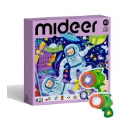 Mideer Build & Seek Puzzle - Space Treasure Hunt