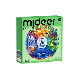 Mideer Panoramic Puzzle - Animals Around The World