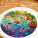 Mideer Panoramic Puzzle - A Day In The Forest