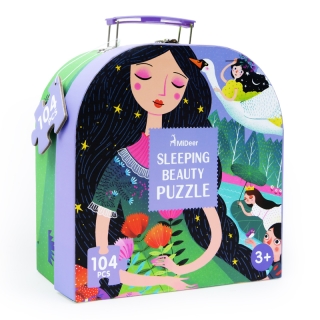 Mideer Gift Portable Puzzle - Sleeping Beauty (104P)