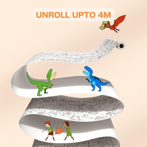 Раскраска Самоклеющаяся 4 Метра- Волшебные Динозавры
