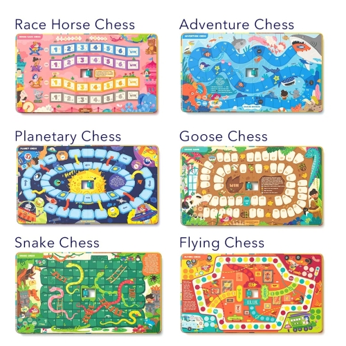 Mideer 6-In-1 Portable Board Game Book - Museum Adventures
