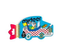 Mideer Aqua Reveal Coloring Book - Busy Wheels