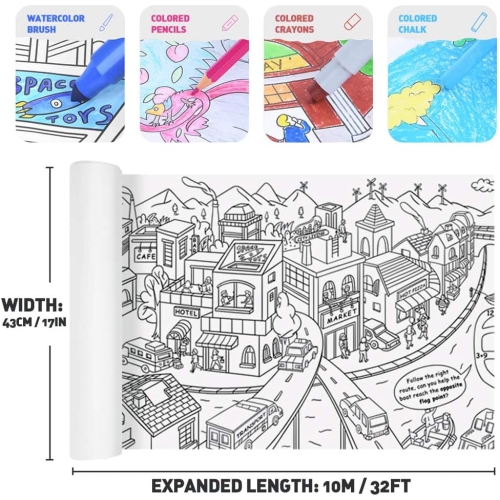 Раскраска 4 Метра - Город