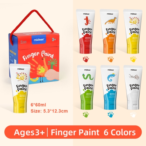 Mideer Finger Paints - 6 Colors