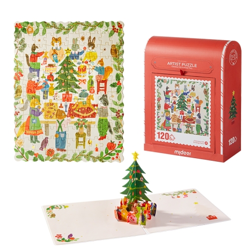 «Christmas Gift Exchange Party» — Это Рождественский Пазл Из 120 Деталей
