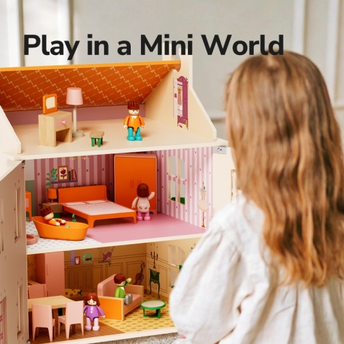 Mideer Wooden Dollhouse