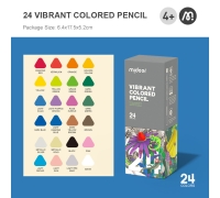 Яркий Цветные Карандаши - 24 Цвета
