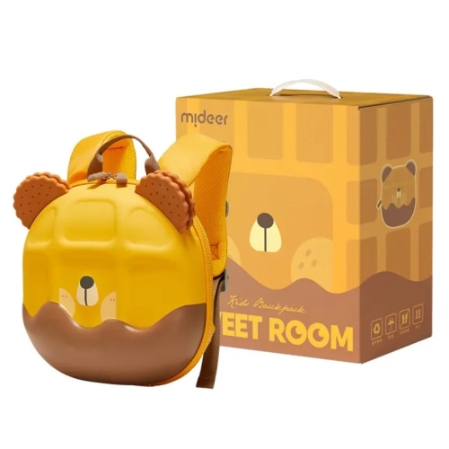 Mideer Sweet Room Kids Backpack - Waffle Bear
