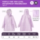 Mideer Advanced Waterproof And Windproof Raincoat For Kids - Taro Purple（S）