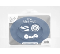 (Pcmmi001)Тарелка С Подставкой Цвет Индиго Ezpz Mini Mat