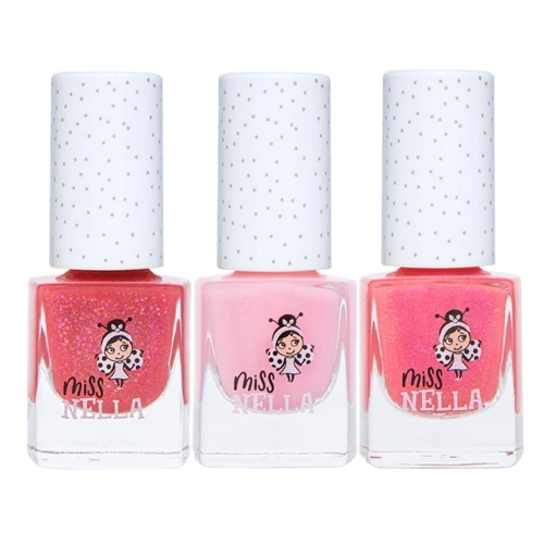Набор Лаков Д/Ногтей Pink Glitter Attack 3X Арт.
