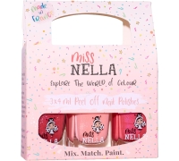 Набор Лаков Д/Ногтей Pink Glitter Attack 3X Арт.