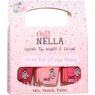 Набор Лаков Д/Ногтей Pink Glitter Attack 3X Арт.