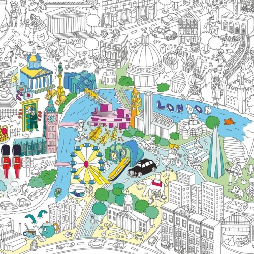 Poster A Colorier Londres