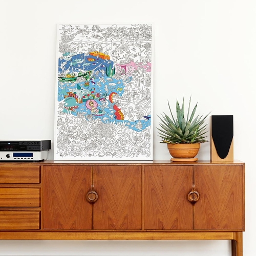 Poster A Colorier Ocean
