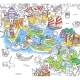 Poster A Colorier Atlas 100X70