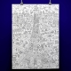 Poster Geant A Colorier - Tour Eiffel